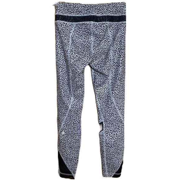Lululemon Inspire Tight II Mesh Miss Mosaic white black 2 - Picture 3 of 13
